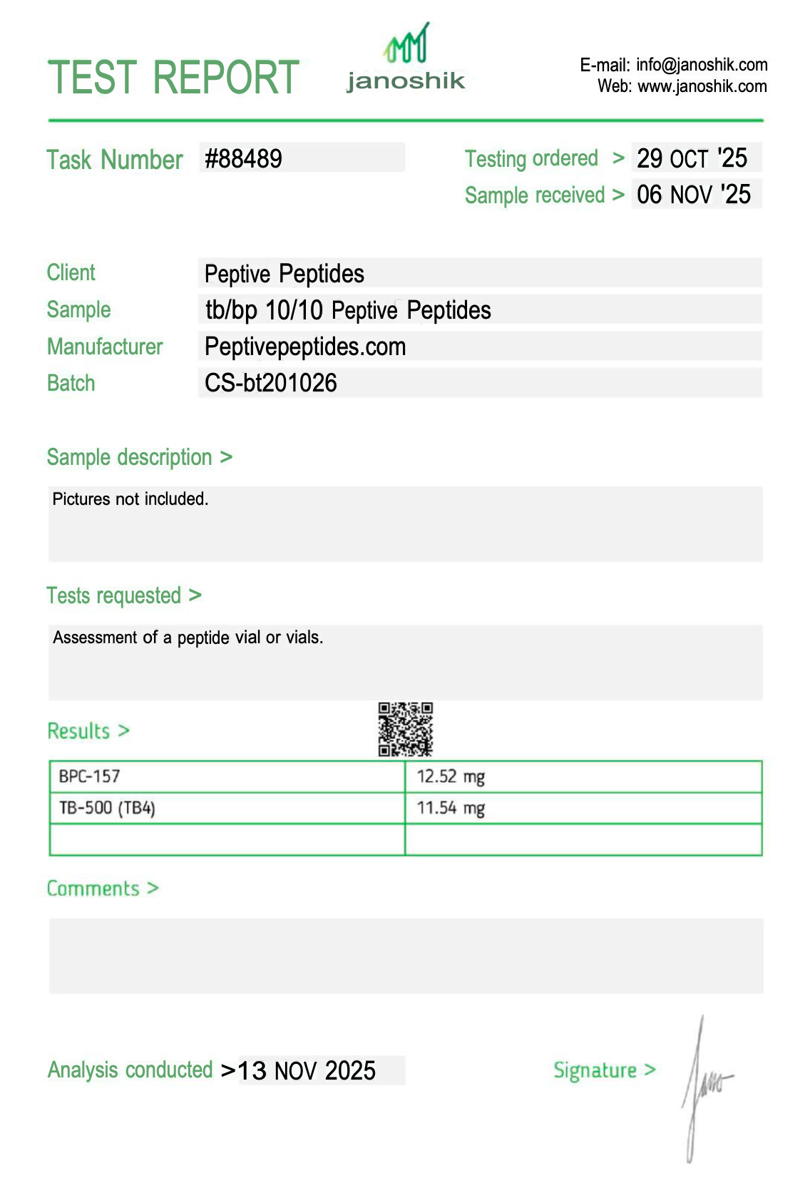 TB-500 10mg + BPC-157 10mg
