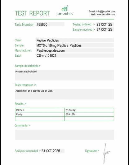 Performance Stack (Mots-C + BPC157 + Tb500)